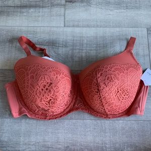 Auden Faded Rose Lightly Lined Balconette Bra NEW